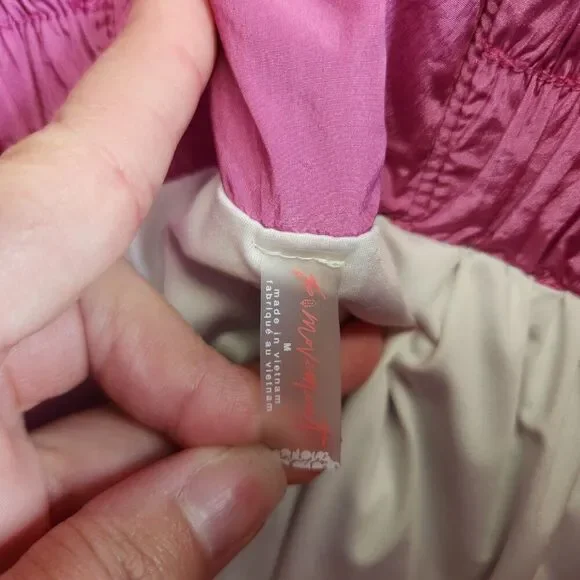 Free People Movement Shorts Womens M Pink The Way Home High Rise Lined FP - Picture 10 of 13